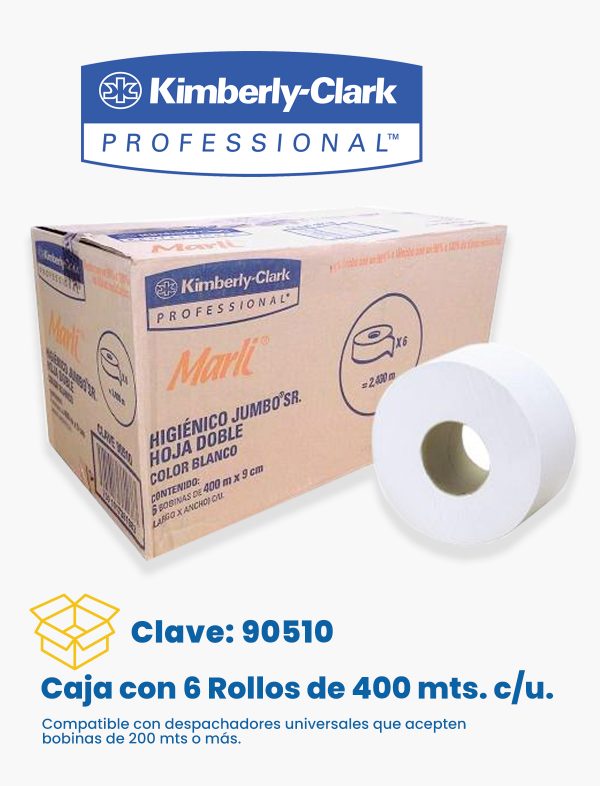 Higiénico Jumbo Marli® Kimberly clark