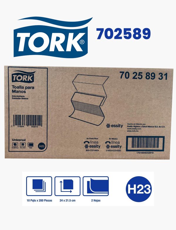 Toalla interdoblada  Universal Tork
